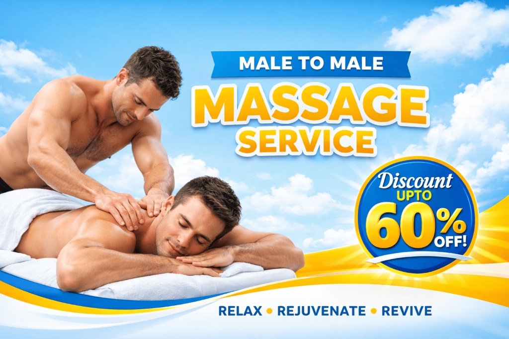 Male to Male Massage Service - 60% Discount